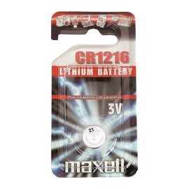 CR1216 3V Maxell Lithium batteri